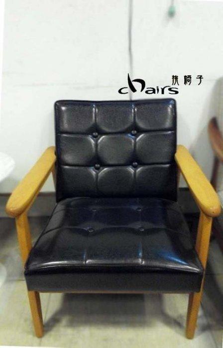 挑椅子】復古經典傢具，K Chair 合成皮 單人沙發。(複刻版)ZY-S01