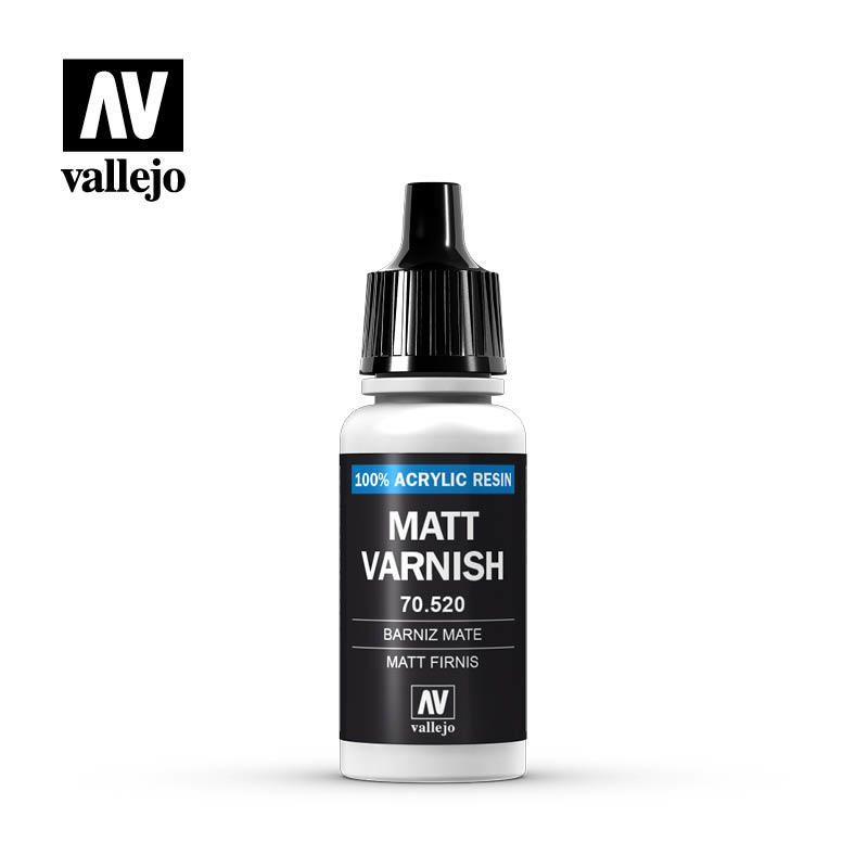 AV vallejo 70.520 Matt Varnish 消光保護漆 水性壓克力漆 70520