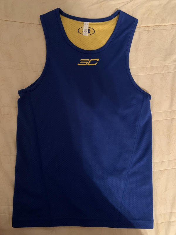 UA SC-Curry 藍黃背心-價格1000元 Size S號
