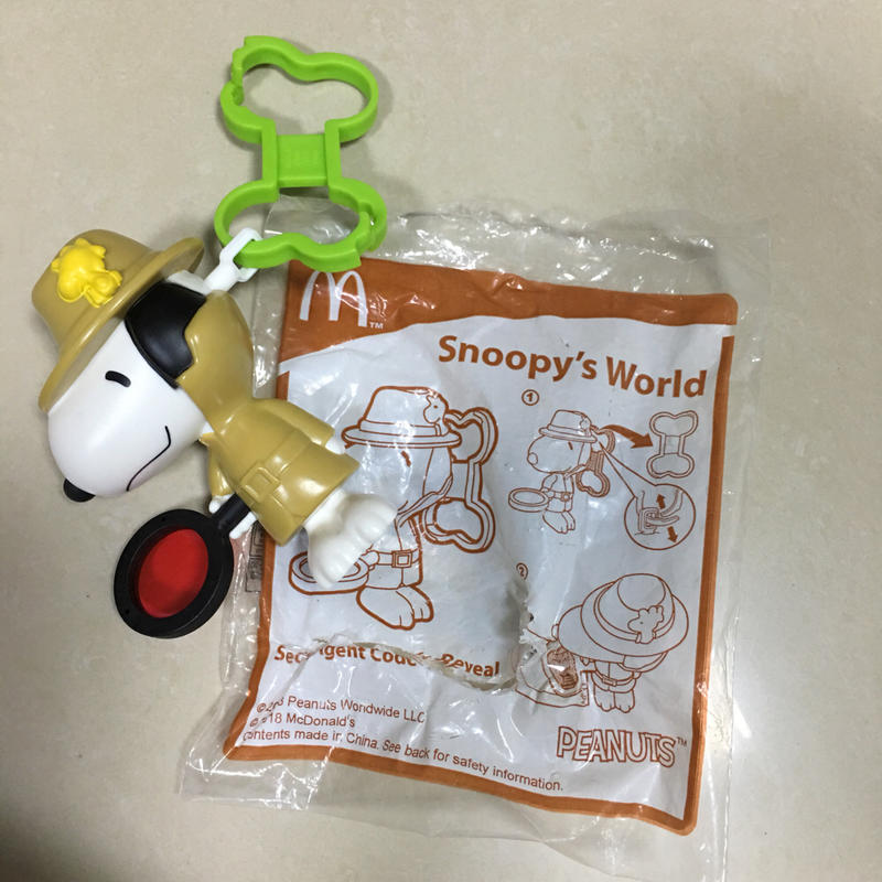 McDonald's麥當勞玩具—SNOOPY’S WORLD神秘特工史努比@早期懷舊童玩公仔玩偶企業娃娃商標收藏