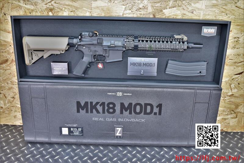 【杰丹田】MARUI 馬牌 MK18 MOD1 MWS GBB 瓦斯步槍 TM-MK18-MOD1