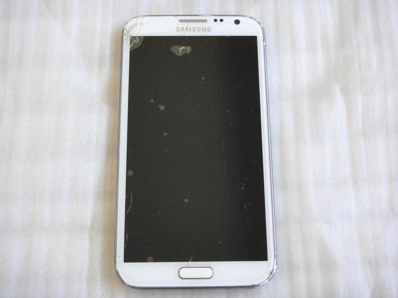 三星 Samsung Galaxy Note 2 GT-N7100 白色 故障 零件機