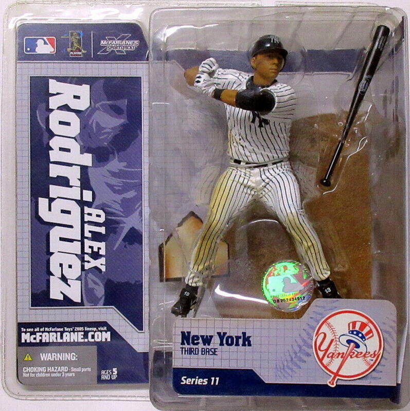 McFarlane Toys 麥法蘭MLB 洋基Alex Rodriguez (全新未拆) 絕版A-Rod