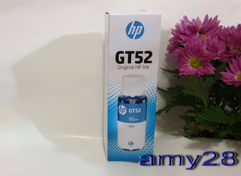 HP-GT52  MOH54A   藍色 原廠墨水