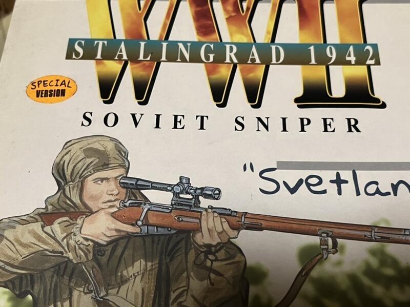 Dragon威龍: 二戰蘇聯軍女狙擊手SVETLANA一般及特別版兩支特價大出清