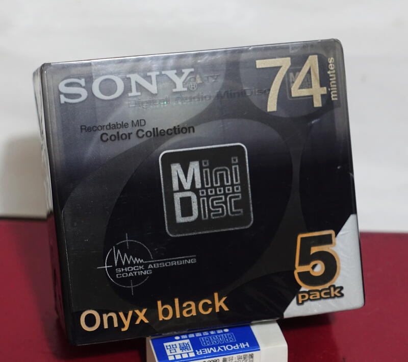 SONY MD 74 Mini disc 全新可錄空白片 5片合售