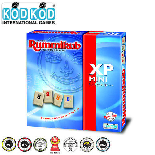 【派派桌遊】拉密攜帶-六人版 Rummikub XP Mini Pouch 可加購沙漏20元