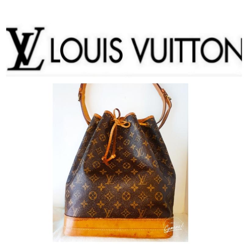 Louis Vuitton 原花 LV 大水桶包 NOE 水桶包 斜背包 肩背包M42224 路易威登1299 1元起標