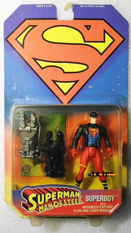 {TK}如圖全新 KENNER LASER SUPERMAN MAN OF STEEL 超人 SUPERBOY