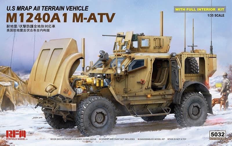 [威逸模型] 新品預訂~RMF 1/35 美國 M-ATV M1024A1防雷車 全內構 RM5032