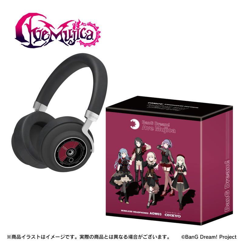 秋葉猿】正日版7月ONKYO AOW03 BanG Dream! MyGO Ave Mujica 聯名耳罩