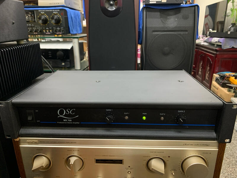 二手良品 專業QSC MX700 後級擴大機Professional Stereo Amplifier專業立體聲擴大機