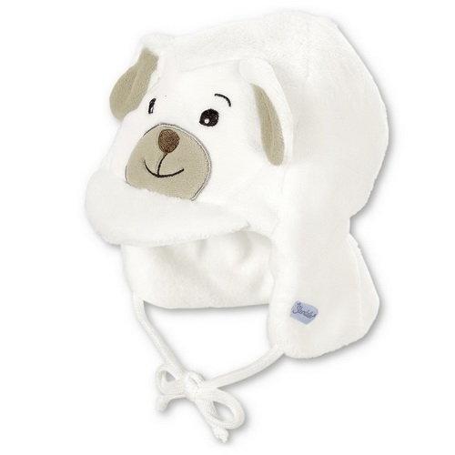 德國 Sterntaler 白色狗狗造型寶寶保暖帽 5-9個月 標價: 16.99歐元