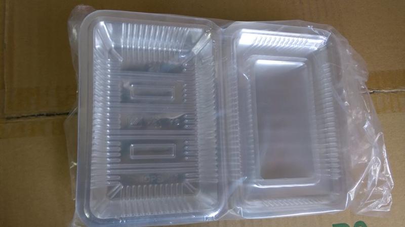 【大進免洗餐具】※ 透明食品盒 ※ OPS-2H透明餐盒 外帶盒 一包100入