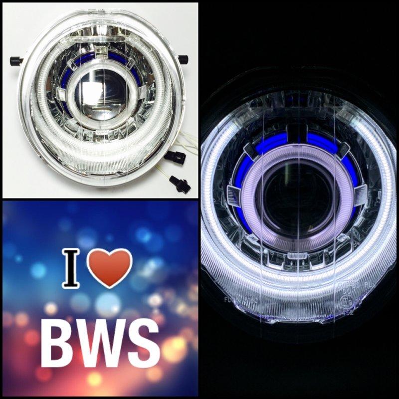 7號工廠 BWS 魚眼 大燈 全配 白藍 多層次 E46 大U CCFL 冷極管光圈 非 LED BWSR