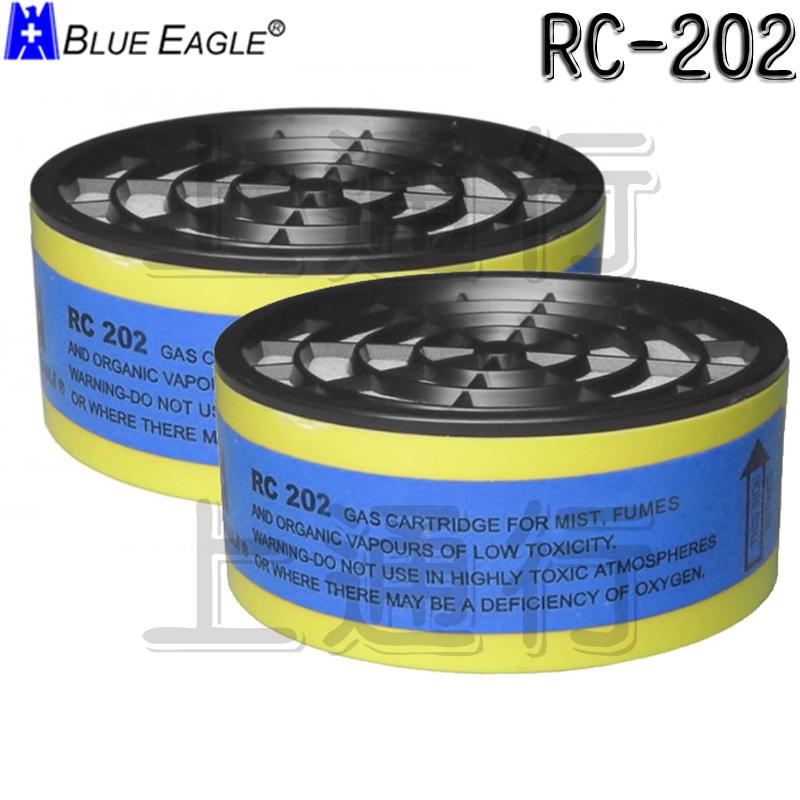【上通行】藍鷹牌 RC-202 有機濾塵罐8個宅配免運_適用防毒面具NP-305、NP-306、R-1000及R2000