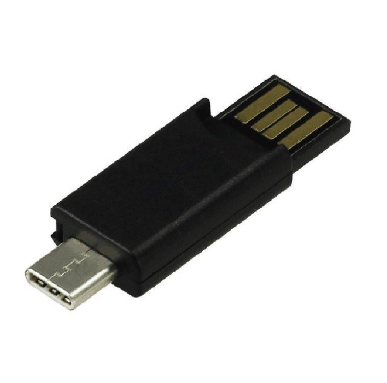 T07-USB 單槽讀卡機 裸裝 支援 microSD 8GB 到 256GB Type C OTG