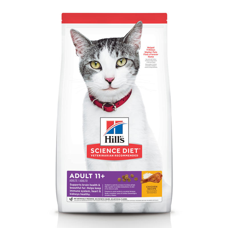 缺-希爾思Hill's 高齡貓(11歲以上) 抗齡配方 7磅 老貓 熟齡貓/超取限1包