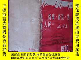 古文物1970年月曆罕見128開露天3474 通化市 通化市  出版1970 