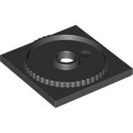 LEGO Black Turntable 4x4 Square Base 樂高黑色旋轉盤底座 4517986