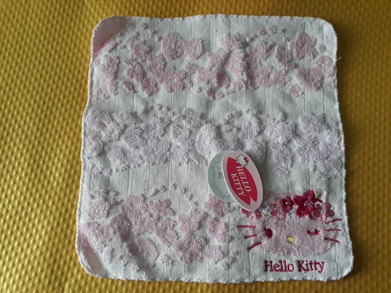 Hello Kitty毛巾布小手巾小手帕【全新未使用】