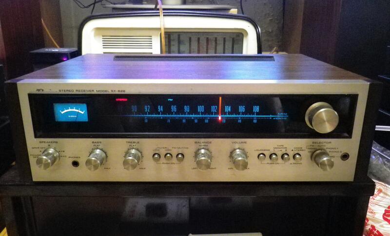 (經典名機) 日本製 PIONEER (先鋒牌) SX-626 AM/FM 收音擴大機 (1972 - 1976 )