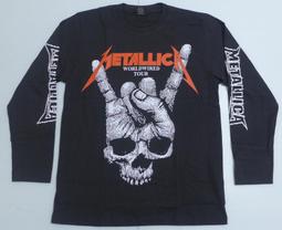 【Mr 17 】Metallica WorldWired Tour 金屬製品樂團重金屬搖滾T 恤團T 長袖HL385