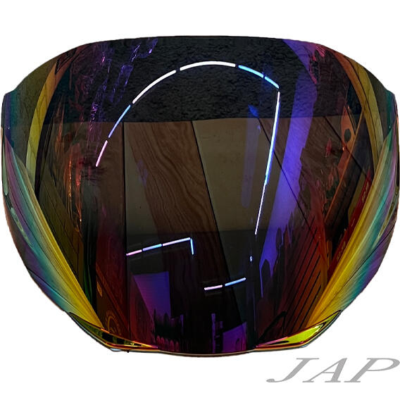 《JAP》瑞獅 ZEUS 613B  ASTONE RST 多層膜電鍍 藍金 半罩專用安全帽鏡片