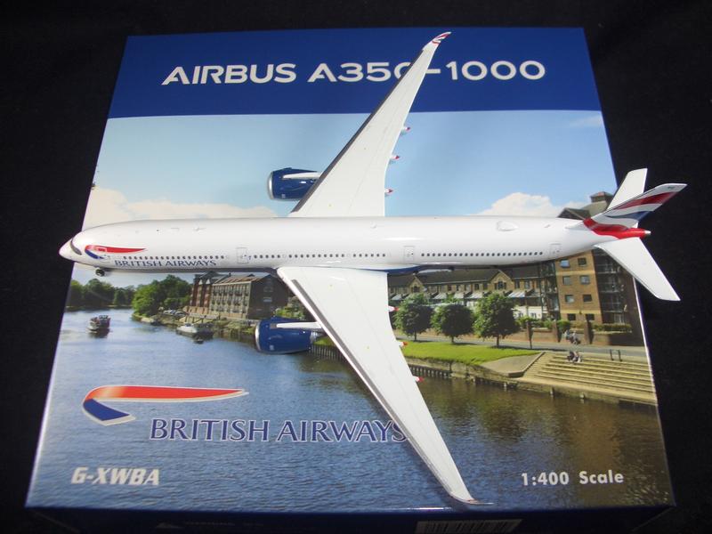 ☆☆飛機小舖☆☆全新Phoenix英國航空A350-1000"標準塗裝G-XWBA"**1:400只要1200元