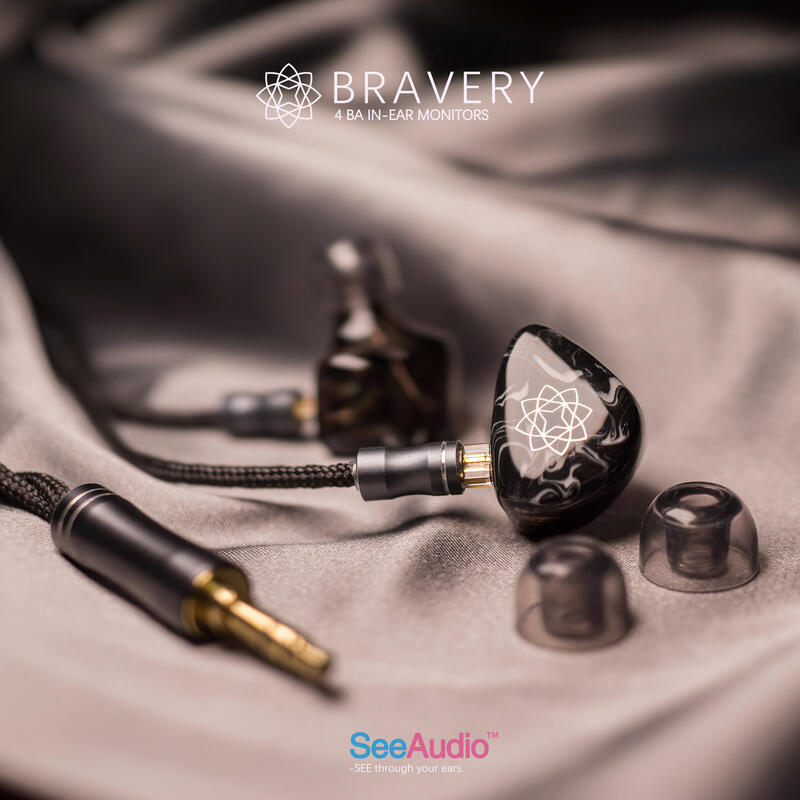 ｛音悅音響｝See audio Bravery 4單體 動鐵 入耳式 耳道式 耳機 6N OCC Hakugei 線材