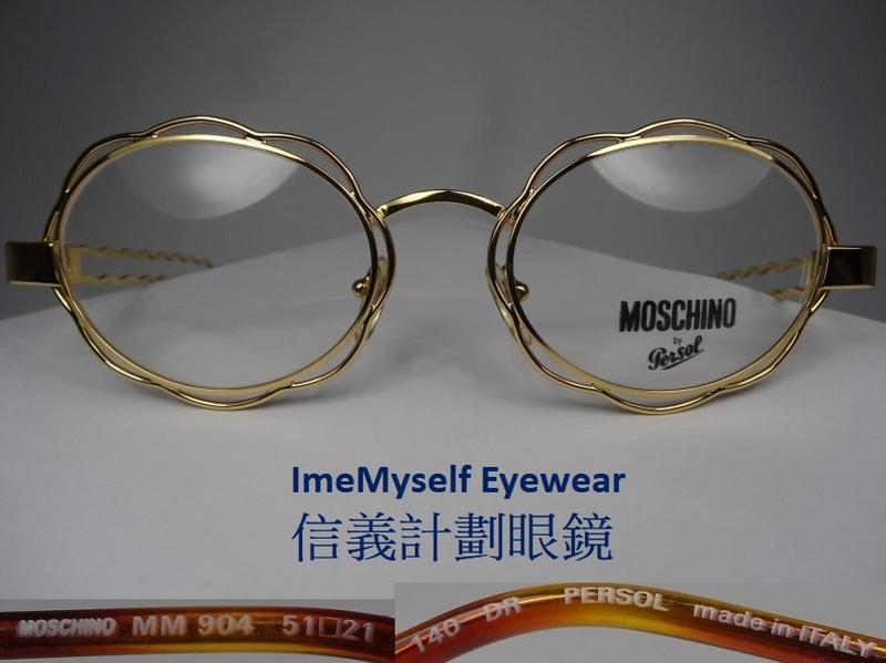 【信義計劃眼鏡】 ImeMyself Eyewear MOSCHINO MM904 金屬圓框 鏤空 太陽花 雄獅 造型