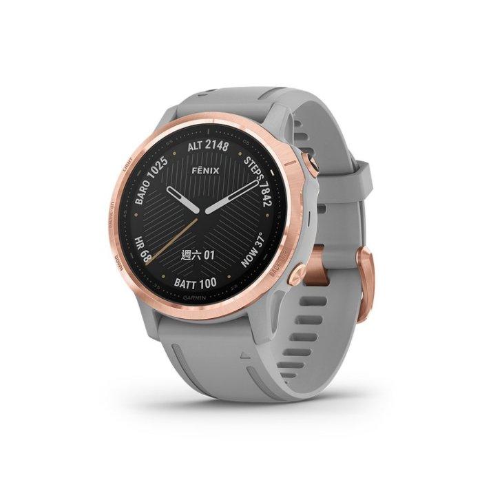 GARMIN fenix 6s 複合式腕錶(贈螢幕保護貼) 血氧偵測