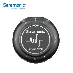 [瘋相機]【Saramonic 楓笛】雙通道領夾麥克風混音器套組 Smart V2M 公司貨