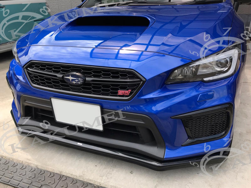 免運費 2018 2019 Subaru WRX 專用前下巴STI型 亮光黑 ABS耐衝擊 直上