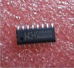 貼片 CH340G USB轉RS232 串口晶片 for Arduino取代 CP2102P L2303HX [2108