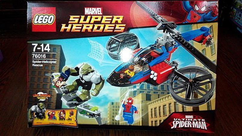 LEGO ~76016 復仇者正義聯盟-Spider-Helicopter Rescue蜘蛛人
