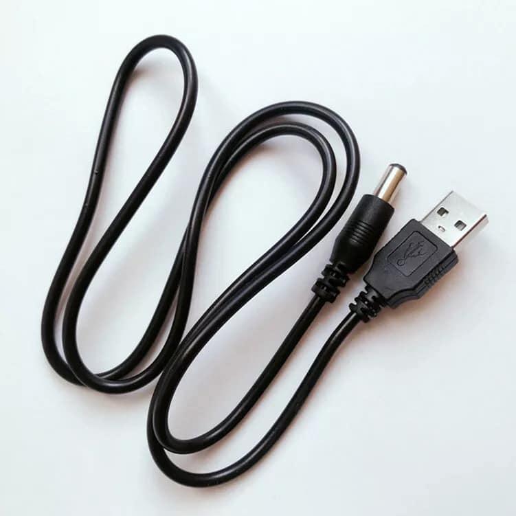 USB 轉 DC 5.5 mm 電源線 直流線 變壓器線 5V充電線 內徑2.5mm 1A 2A 充電線