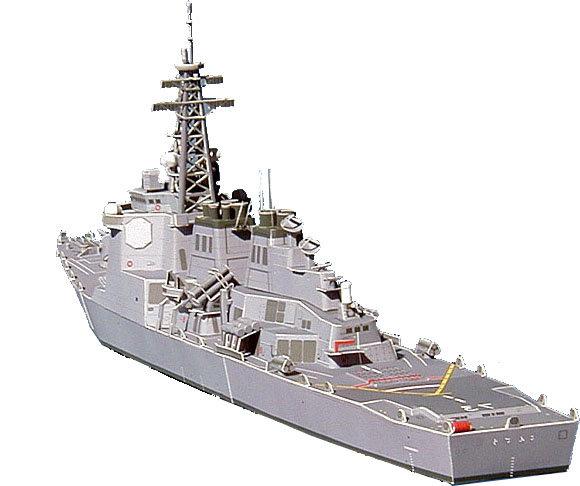 紙模家》海上自衛隊DDG-173 KONGO”#2 神盾系統金剛級飛彈驅逐艦1:260#2