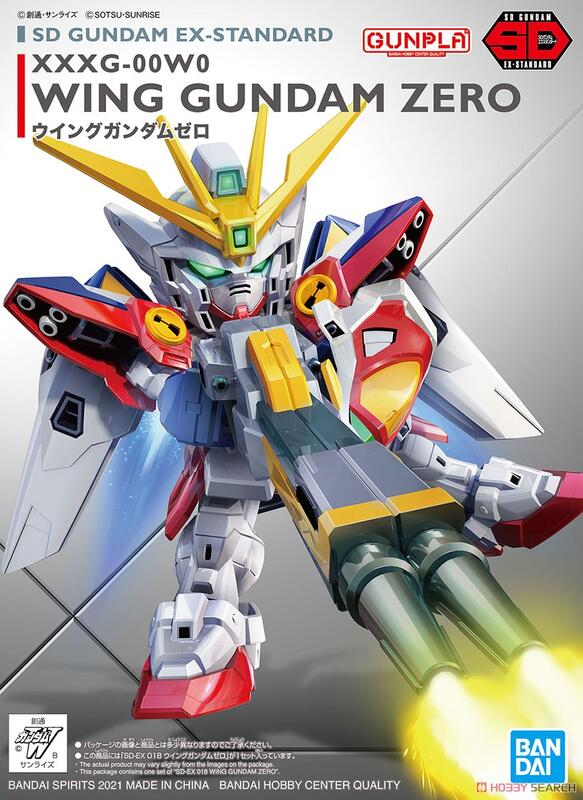 【鋼普拉】現貨 BANDAI SD鋼彈 EX-STANDARD 018 WING GUNDAM ZERO 飛翼零式鋼彈