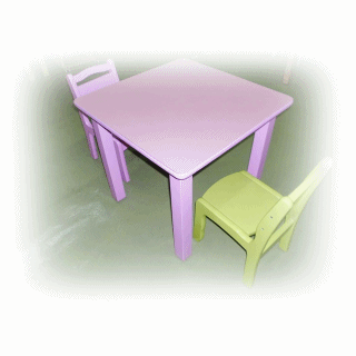 圓角幼教桌椅~原價$2200 特價:$1900元(一桌二椅台灣製)