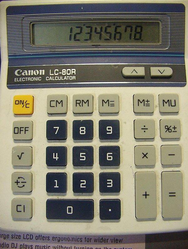 Canon LC-80R 計算機