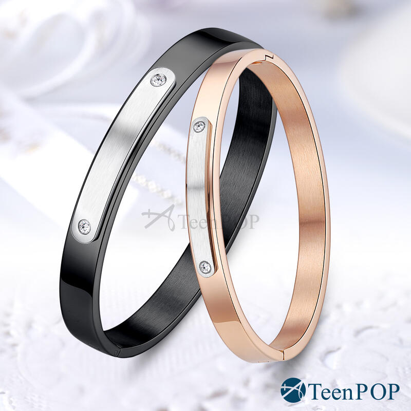 情侶手環 對手環 ATeenPOP 永遠的愛 素面款 多款任選 白鋼手環 情人節禮物 AB270