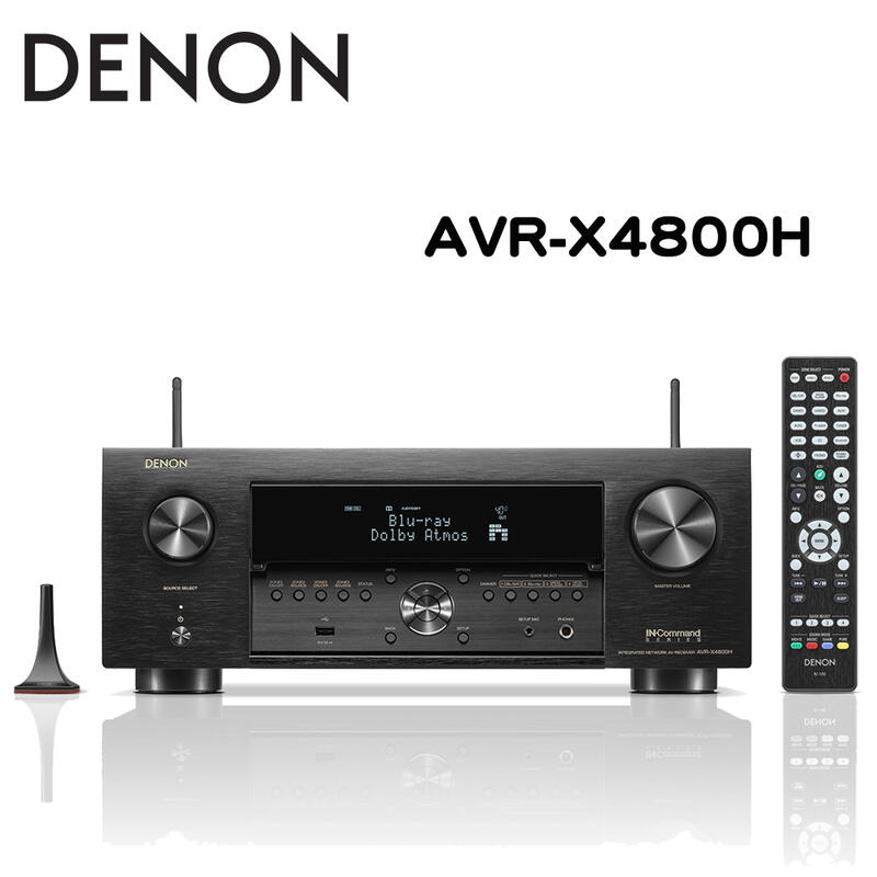 ~日本原裝~ DENON  AVR-X4800H 環繞擴大機 9.4聲道 環球知音公司貨保固