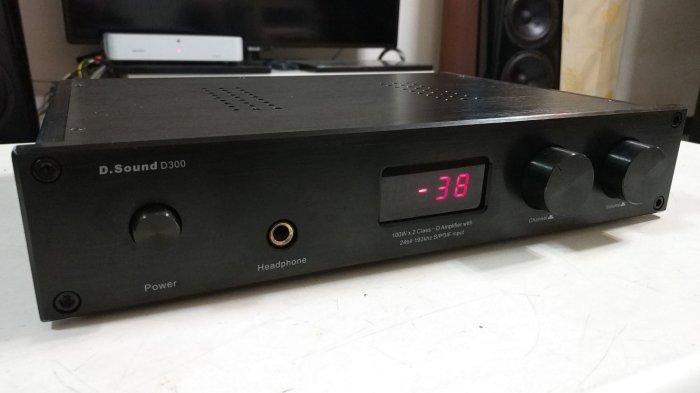 綜擴14.D.Sound(Pure Audio) D-300 DAC 數位解碼綜合擴大機特價5000元