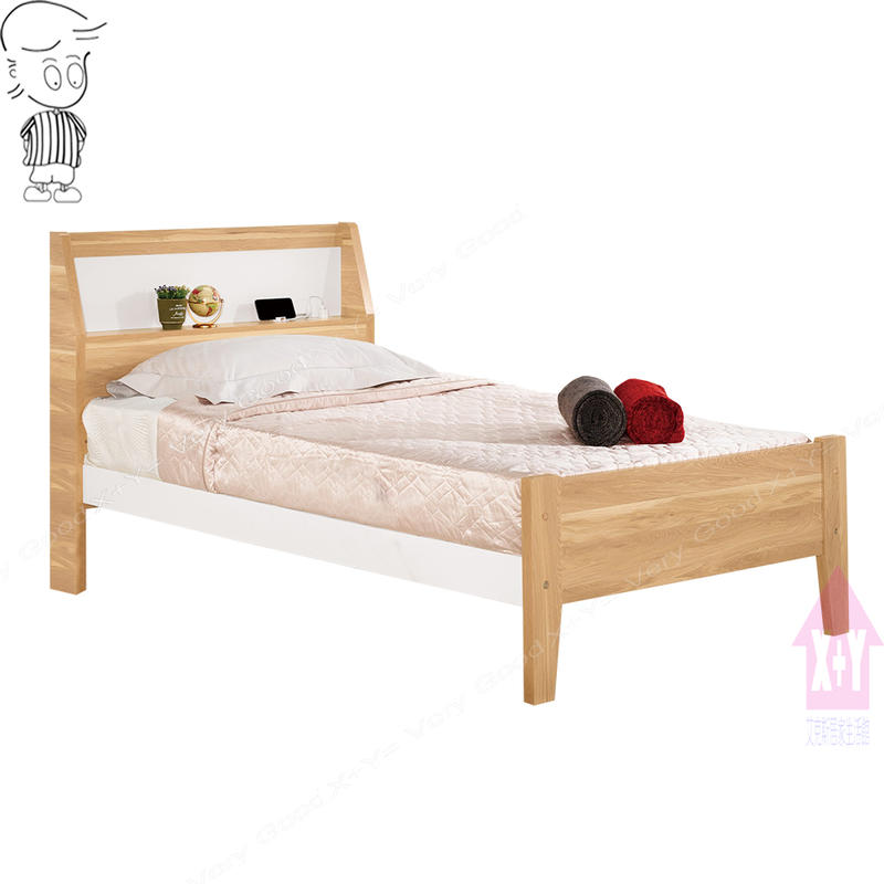 【X+Y時尚精品傢俱】現代單人床雙層床系列-卡爾 3.5尺單人床.不含床墊.子母床.可搭配子床.摩登家具