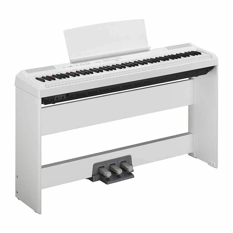 造韻樂器音響-JU-MUSIC- YAMAHA P125 88鍵 電鋼琴 含琴架 琴椅 譜板 三音踏板 P-125