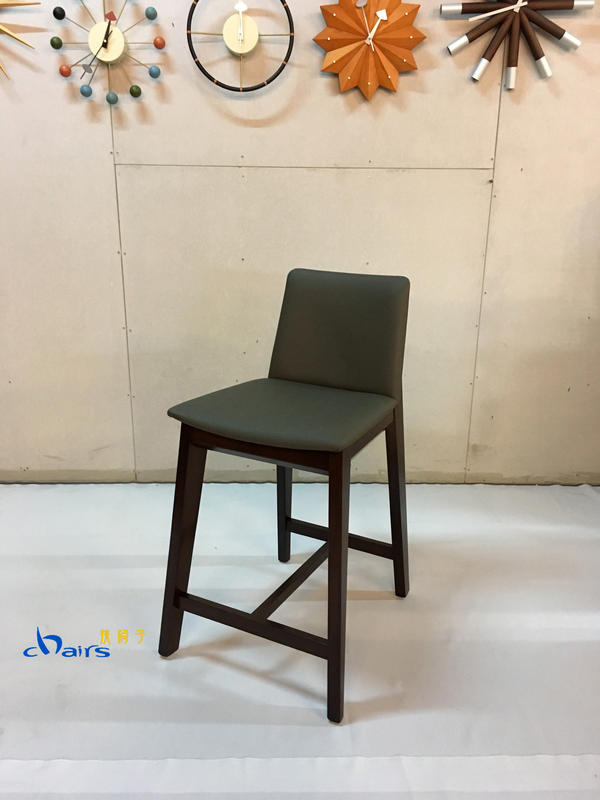 【挑椅子】現代簡約實木中島椅  (復刻品) ZY-ST07-2