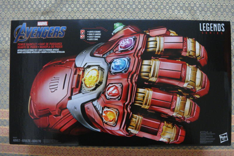 Marvel  漫威 復仇者聯盟  終局之戰 電子 奈米手套 無限手套 傳奇收藏型 浩克版 1:1 聲光