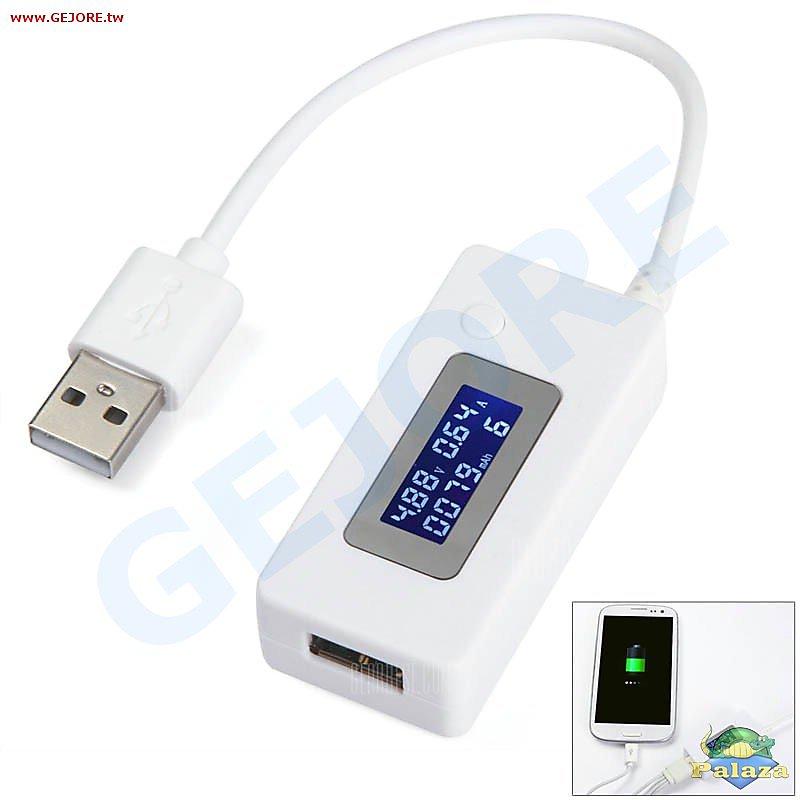 【加菲貓】USB 液晶數顯電流電壓測試表/檢測儀 GR4457-08 