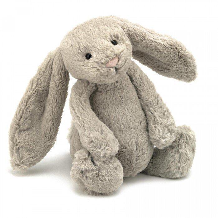 現貨 英國 JELLYCAT經典Beige 兔 31cm 最精緻的絨毛玩偶 Bashful Bunny 灰棕 中款